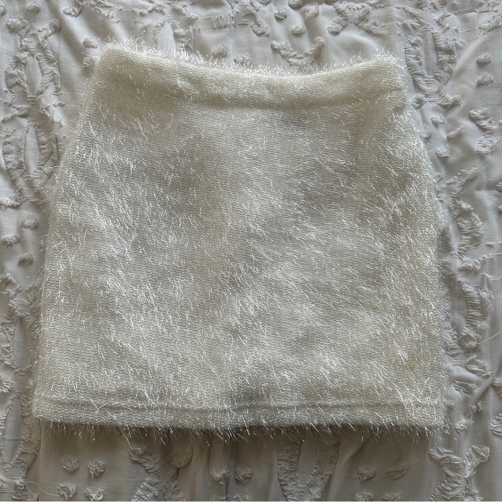 White Sparkle Tinsel skirt